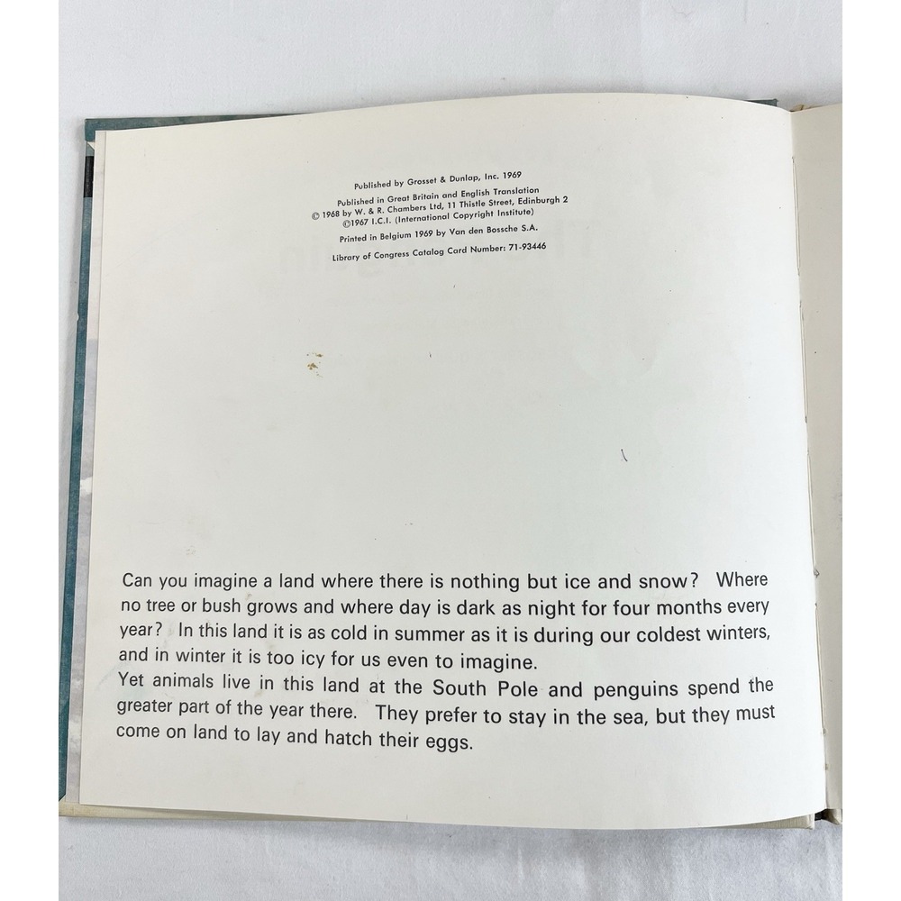Vintage 1969 The Penguin Children's Book Iliane Roels Animals At Home Hardcover - Picture 5 of 8